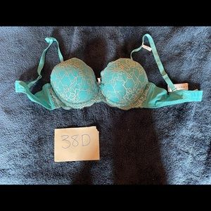 38D Teal Underwire Bra